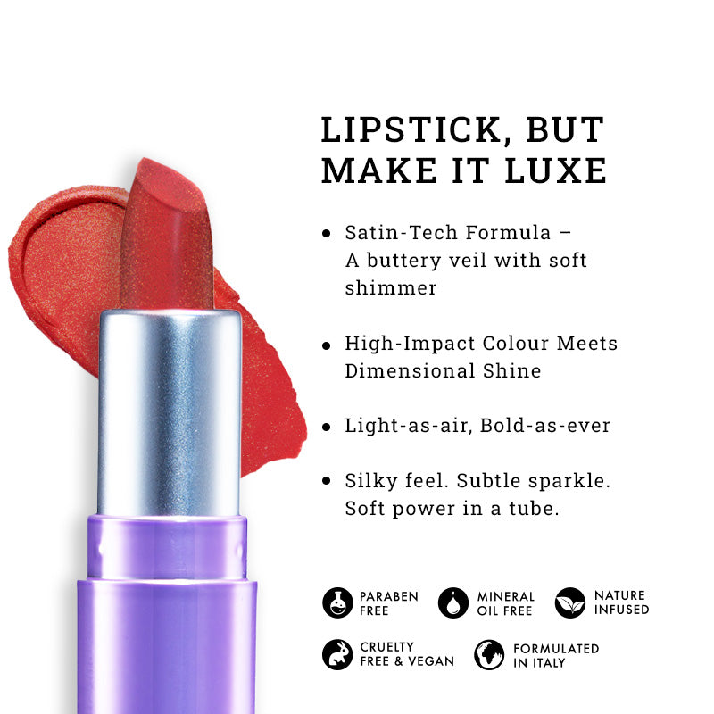 LOVETC Pout, Perfect, Etc Luxe Shimmer Satin Mini Lipstick