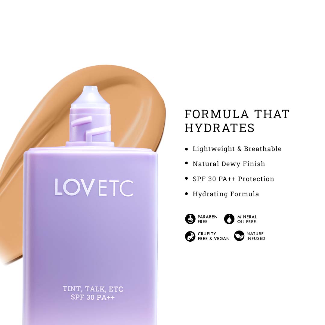 Tint, Talk, Etc Radiant Glow Hydrating Tint, SPF 30 PA++