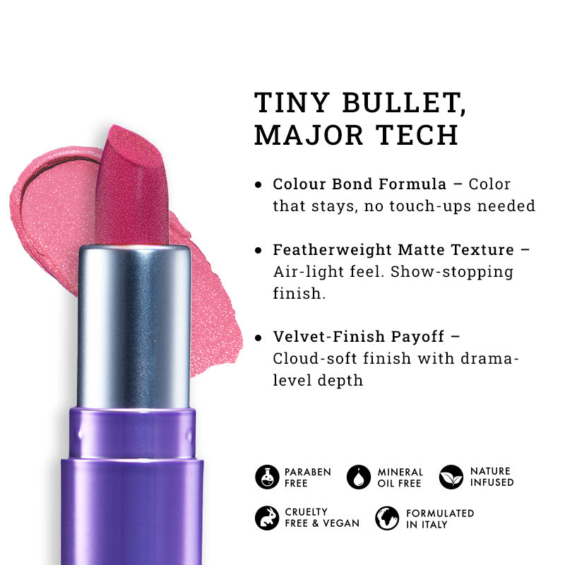 LOVETC Pout, Perfect, Etc Luxe Shimmer Satin Mini Lipstick