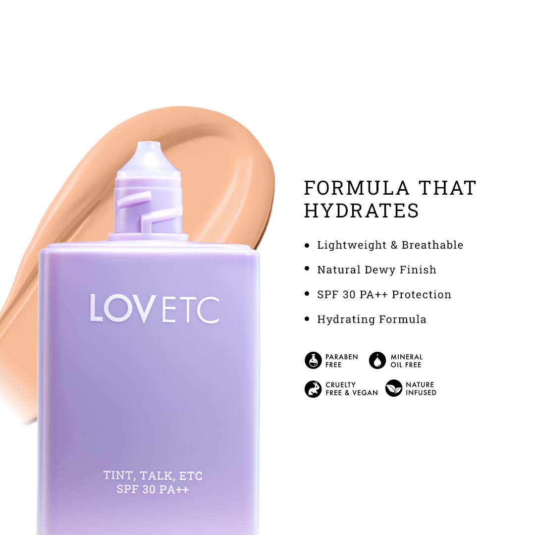 Tint, Talk, Etc Radiant Glow Hydrating Tint, SPF 30 PA++