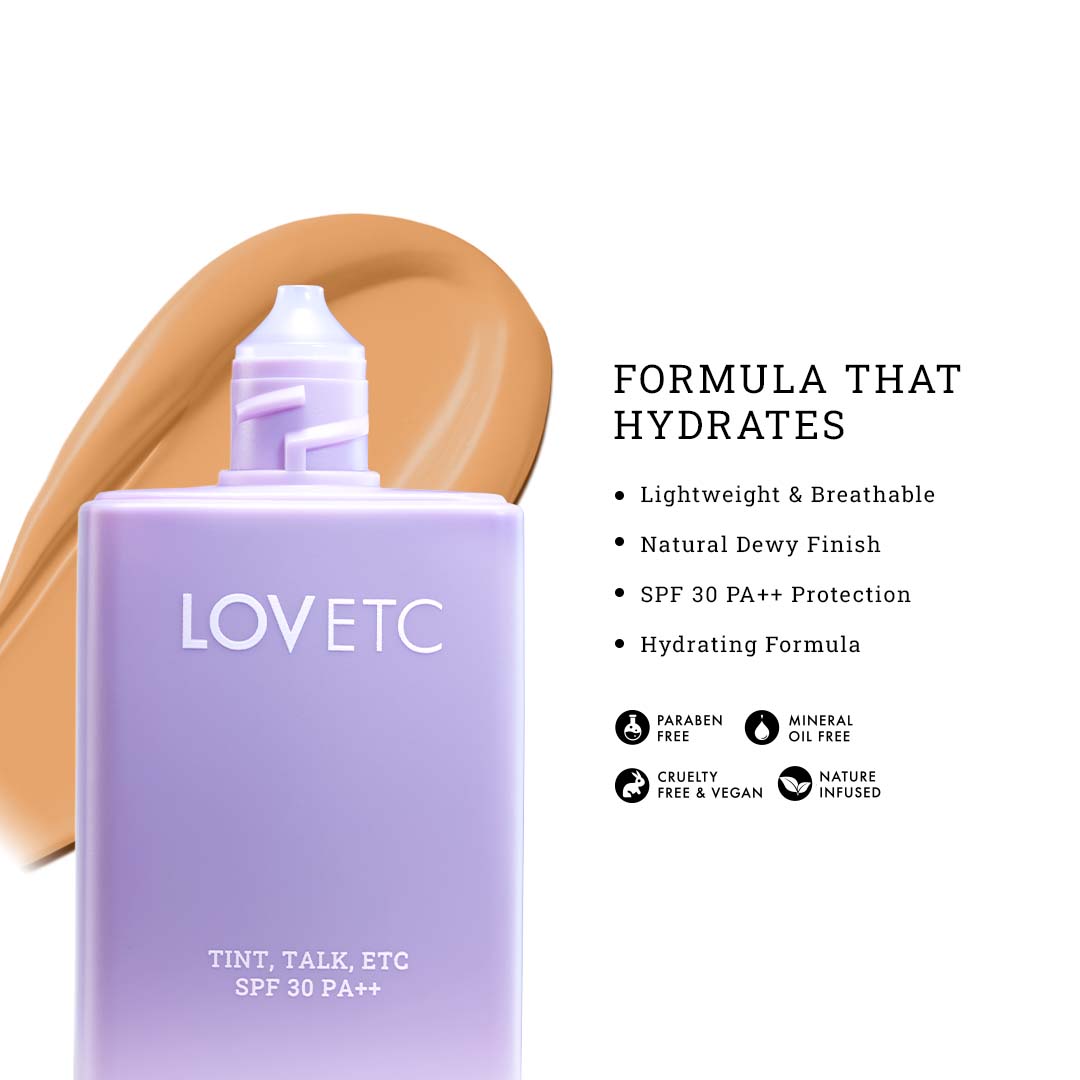 Tint, Talk, Etc Radiant Glow Hydrating Tint, SPF 30 PA++