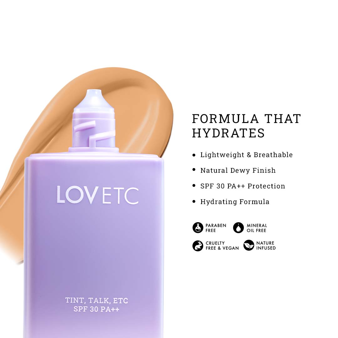 Tint, Talk, Etc Radiant Glow Hydrating Tint, SPF 30 PA++