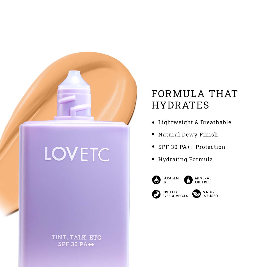 Tint, Talk, Etc Radiant Glow Hydrating Tint, SPF 30 PA++
