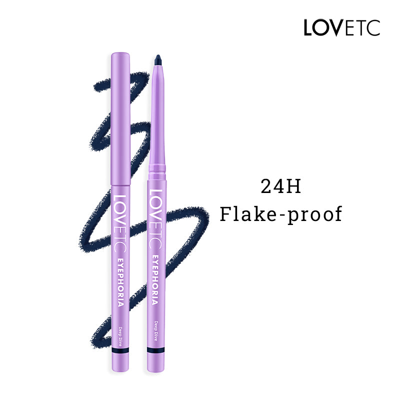 LOVETC Eyephoria - Longwear Smudge-Proof Retractable Kajal, (0.35g)