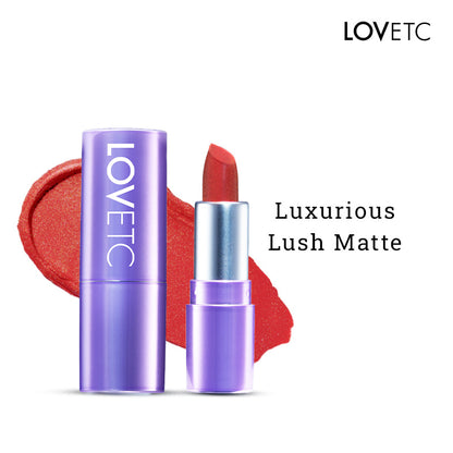 LOVETC Pout, Perfect, Etc Luxe Shimmer Satin Mini Lipstick