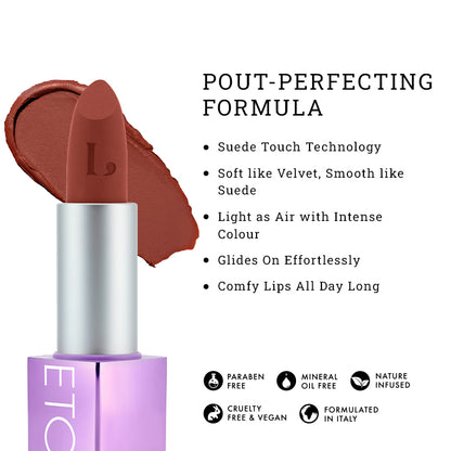 LOVETC On The Go Kit - High-Definition Matte Lipstick , Treatment-Oil Lip Balm, Smudge-Proof Retractable Kajal