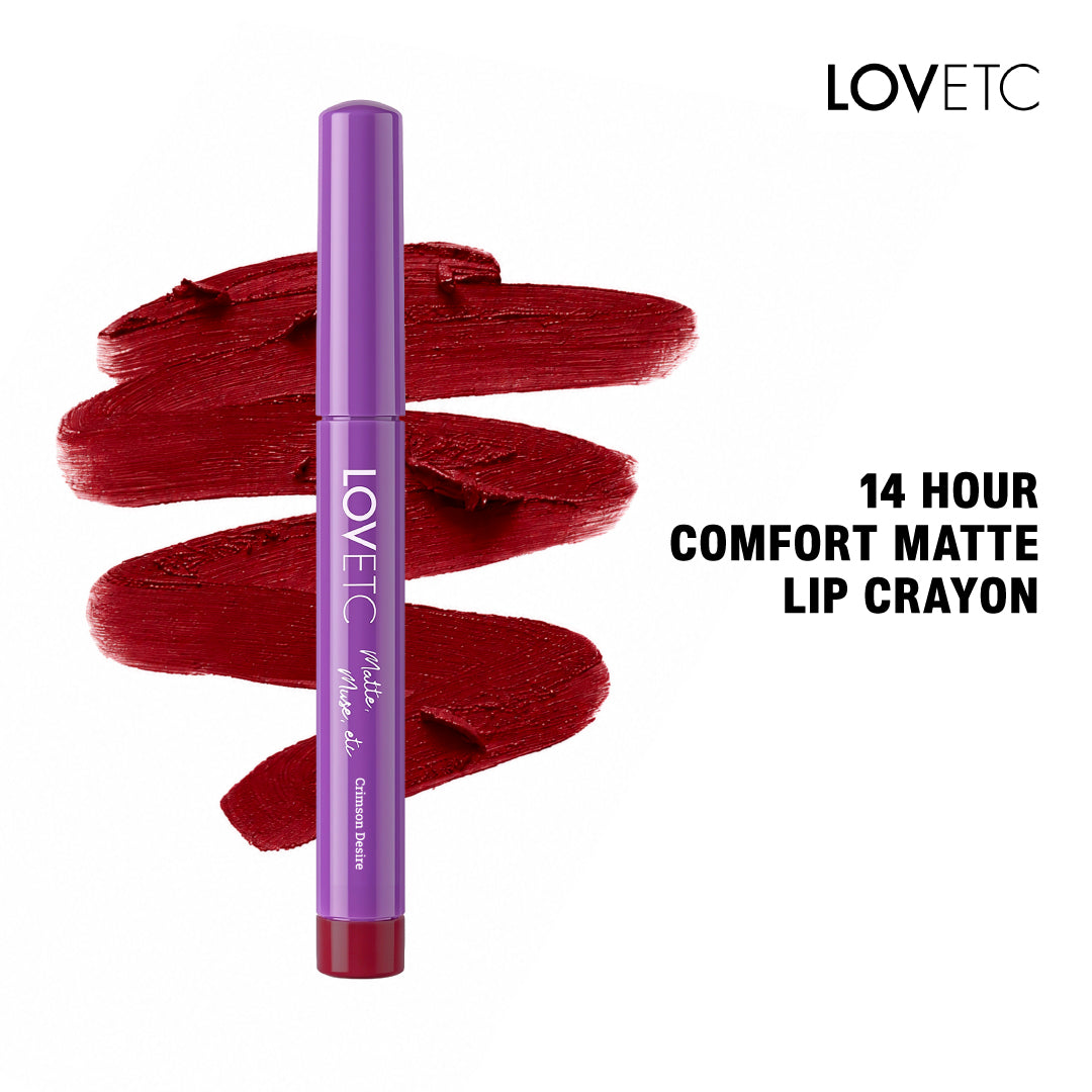 Matte, Muse, Etc – Smudge-Proof Crayon Lipstick - 1.4gm