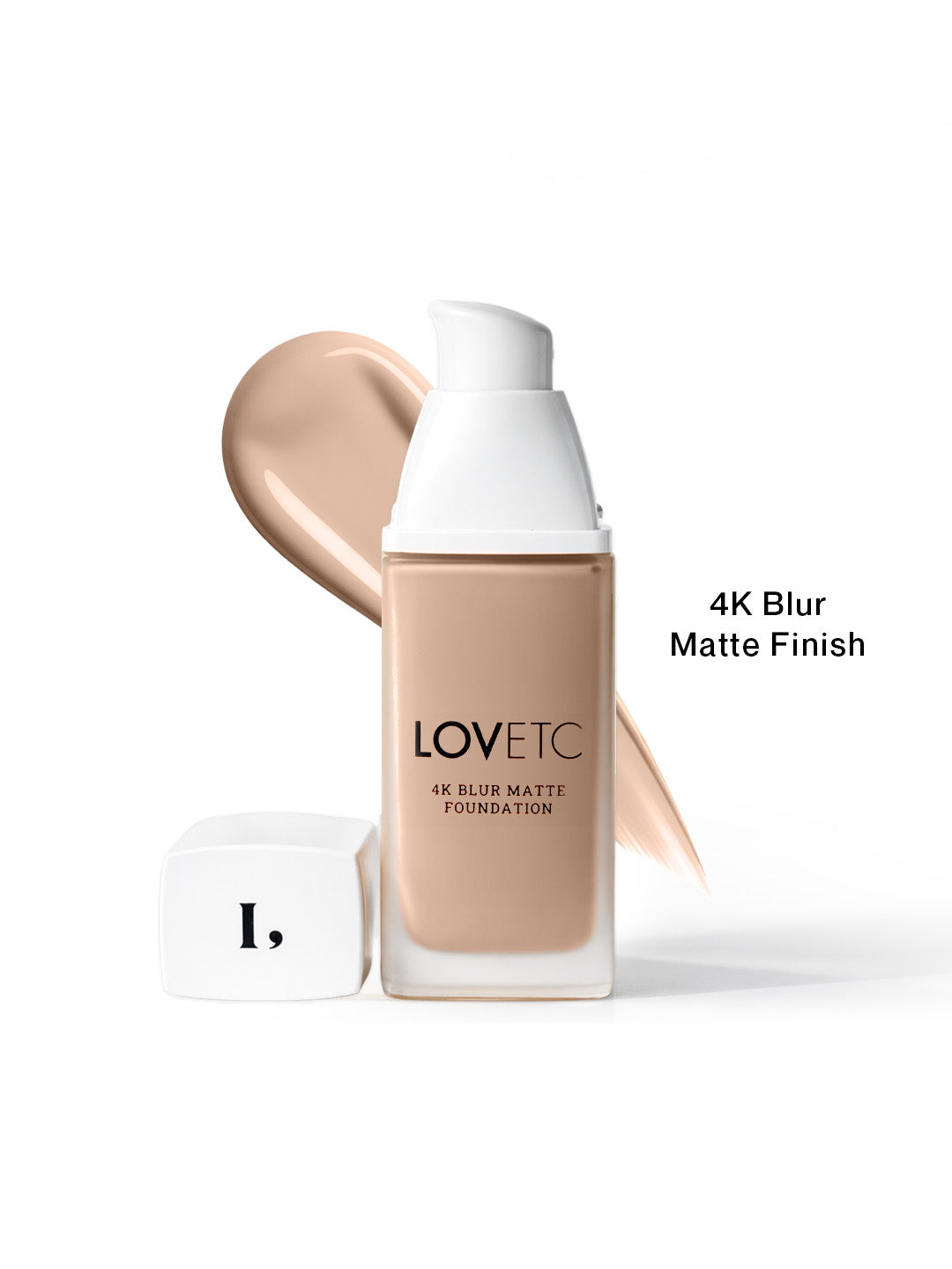 Ace, Face, Etc - 4K Blur Matte Foundation, Vanilla (33 ml) with Free Limited-Edition Red Luxe Pouch