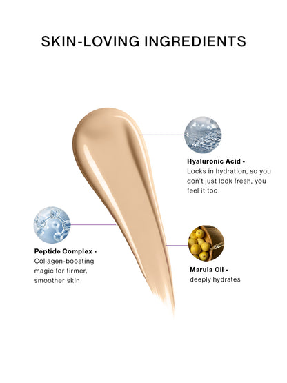 Ace, Face, Etc - 4K Blur Matte Foundation, oat (33 ml) with Free Limited-Edition Red Luxe Pouch