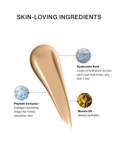 Ace, Face, Etc - 4K Blur Matte Foundation, Butterscotch (33 ml) with Free Limited-Edition Red Luxe Pouch