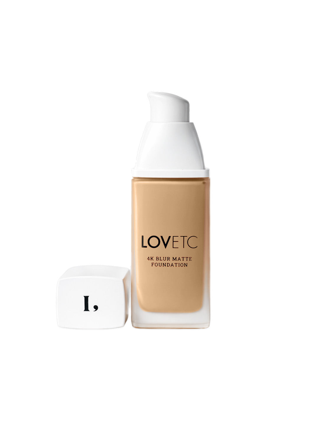 Ace, Face, Etc - 4K Blur Matte Foundation, Latte (33 ml) with Free Limited-Edition Red Luxe Pouch