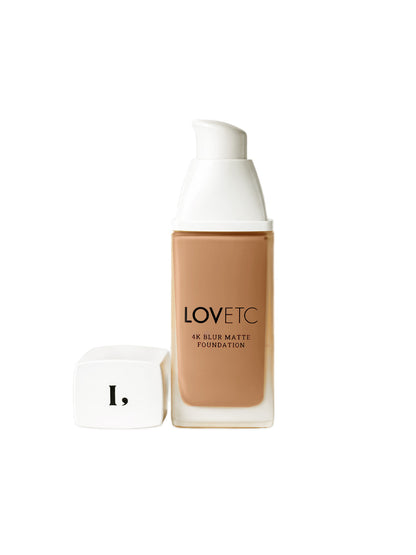 Ace, Face, Etc - 4K Blur Matte Foundation, Honey (33 ml) with Free Limited-Edition Red Luxe Pouch