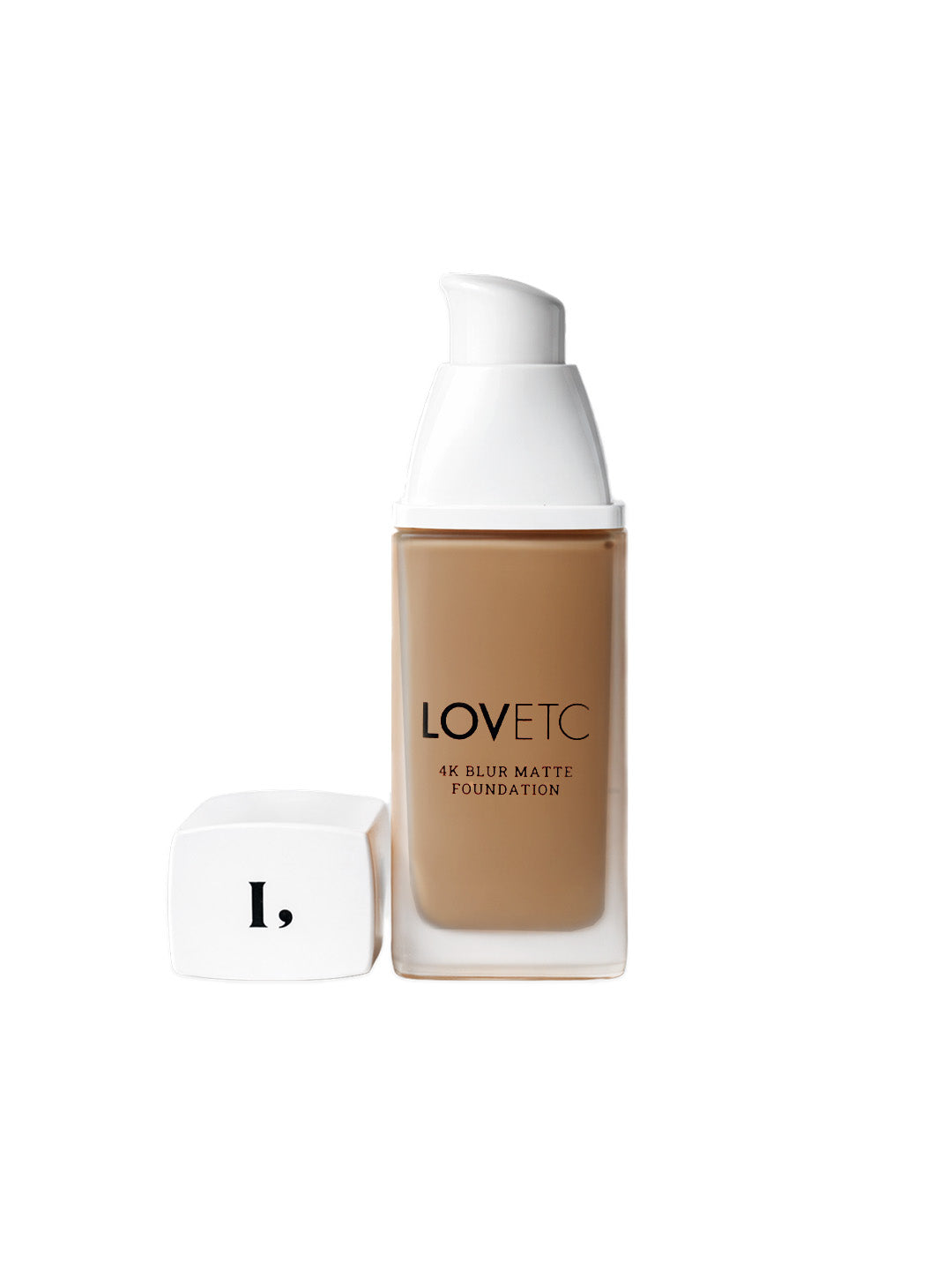 Ace, Face, Etc - 4K Blur Matte Foundation, Mocha (33 ml) with Free Limited-Edition Red Luxe Pouch