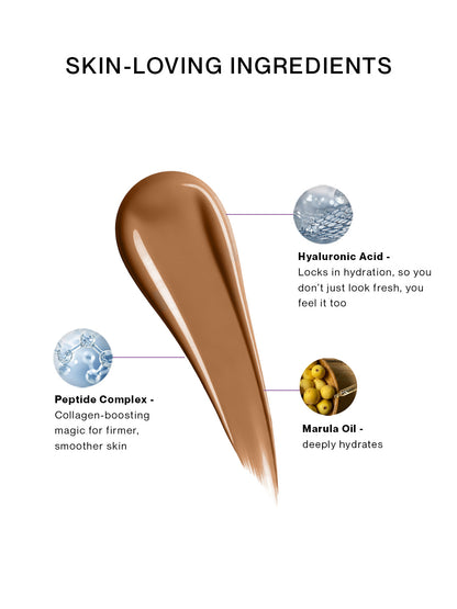 Ace, Face, Etc - 4K Blur Matte Foundation, Cocoa (33 ml) with Free Limited-Edition Red Luxe Pouch