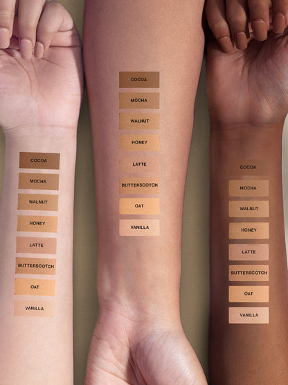 Ace, Face, Etc - 4K Blur Matte Foundation, Cocoa (33 ml) with Free Limited-Edition Red Luxe Pouch