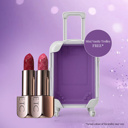 The Cherry-Wine Edit Trolley Duo
