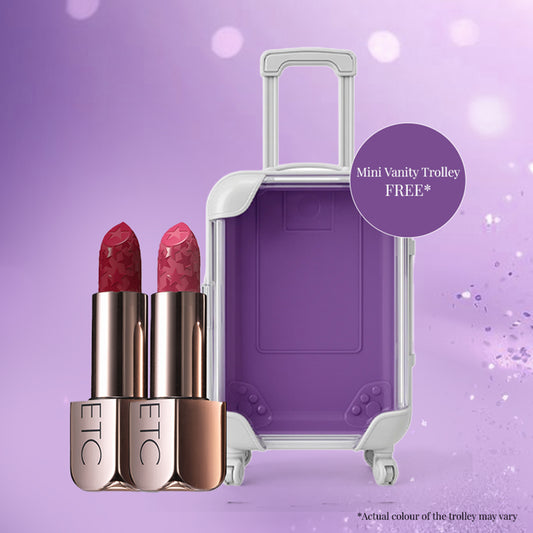 The Cherry-Wine Edit Trolley Duo