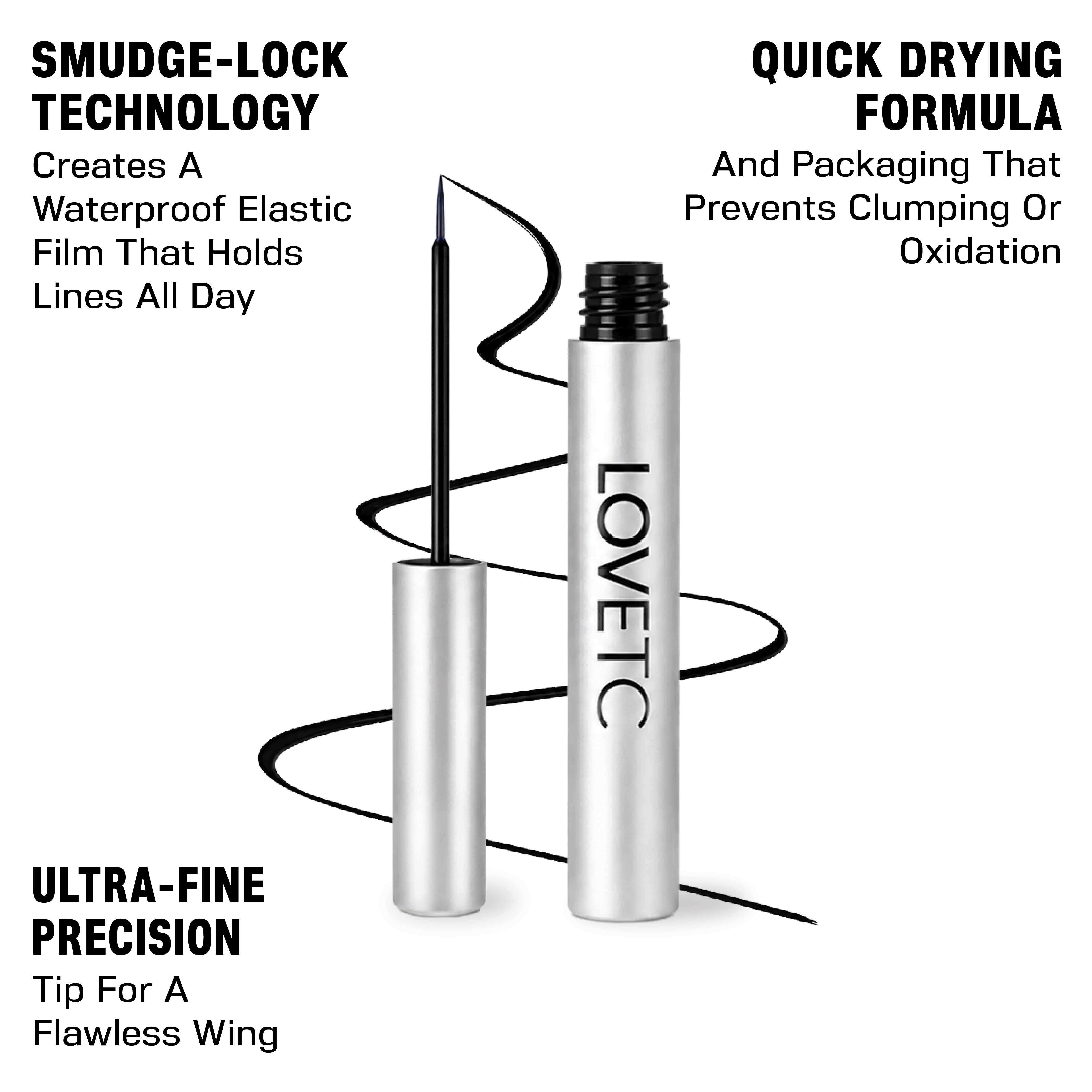 EyeCan Demi-Matte Waterproof Liquid Eyeliner (3.5ml)