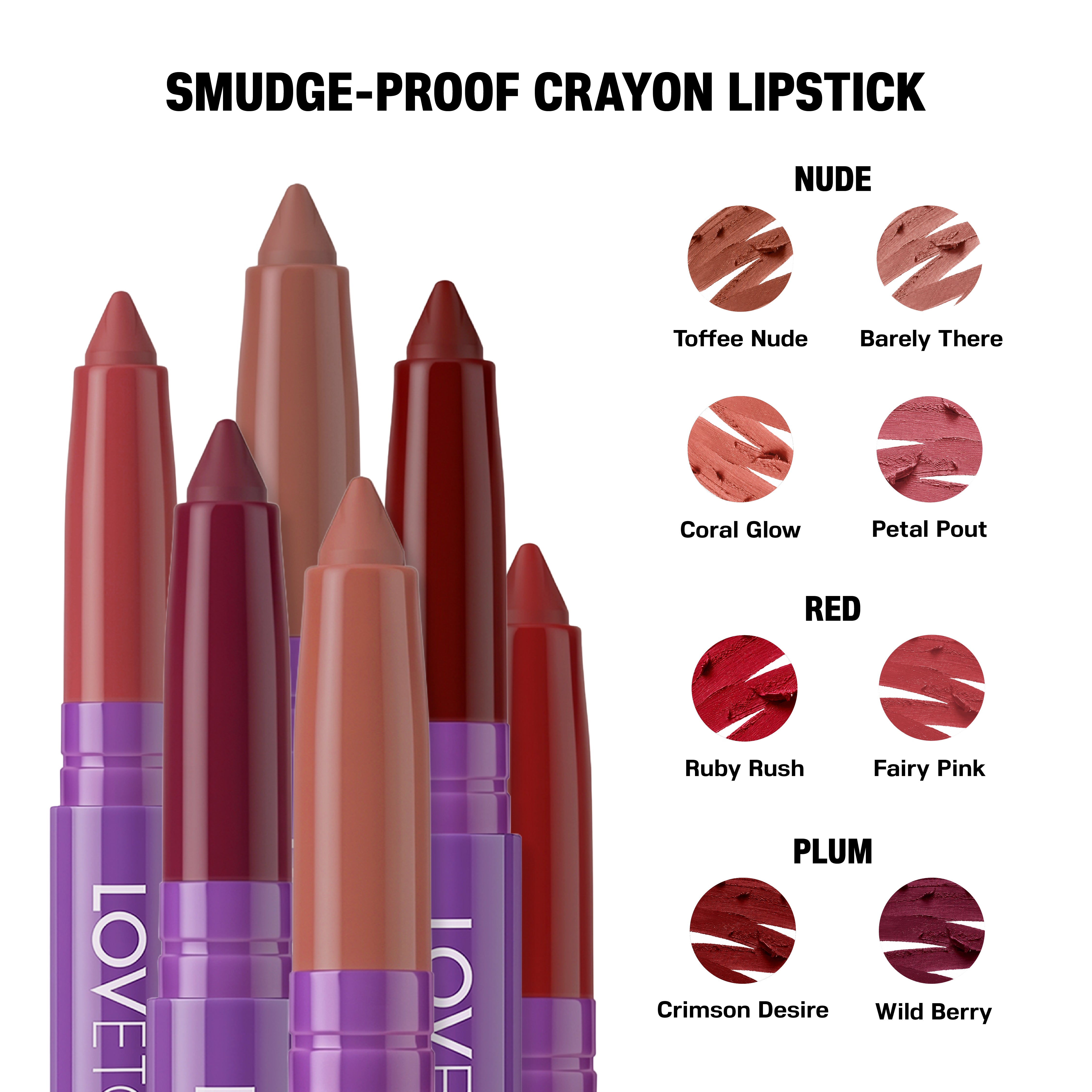 Matte, Muse, Etc – Smudge-Proof Crayon Lipstick - 1.4gm