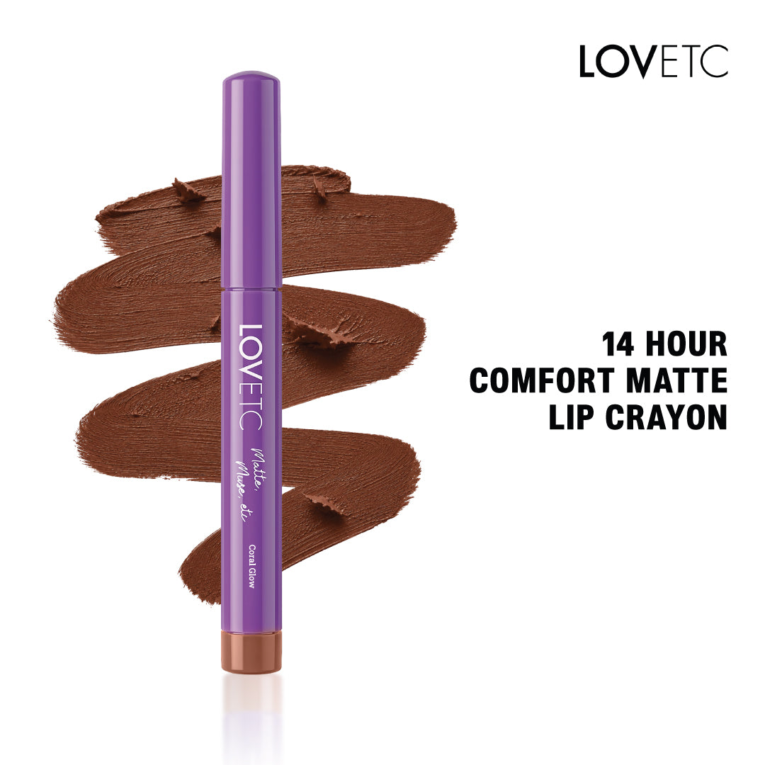 Matte, Muse, Etc – Smudge-Proof Crayon Lipstick - 1.4gm