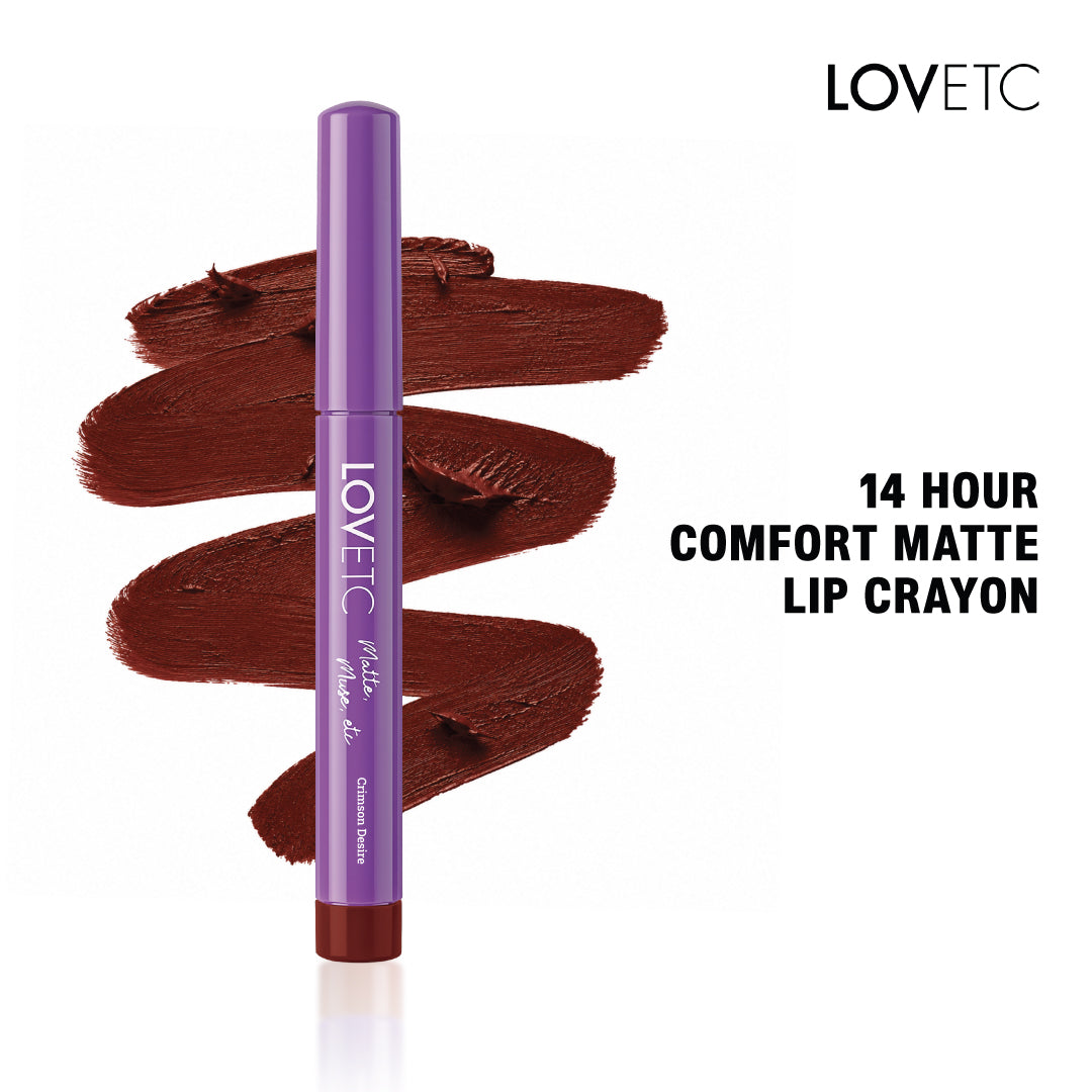 Matte, Muse, Etc – Smudge-Proof Crayon Lipstick - 1.4gm
