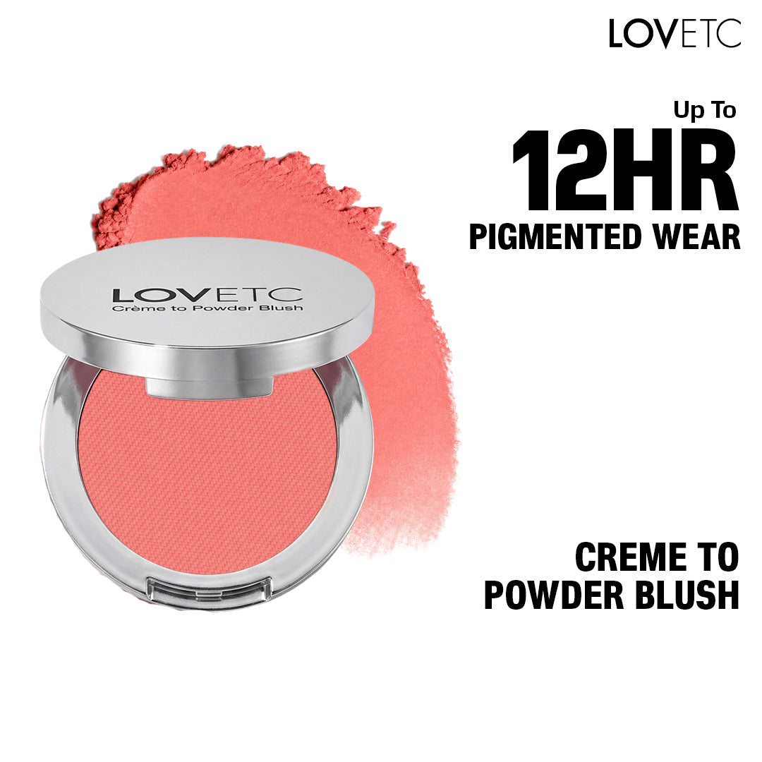 LOVETC 3-in-1 Creme-To-Powder Matte Blush - 5.1g