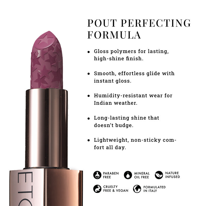 Pout, Perfect, Etc Moisture Shine Lipstick (4g)