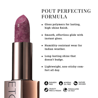 Pout, Perfect, Etc Moisture Shine Lipstick (4g)