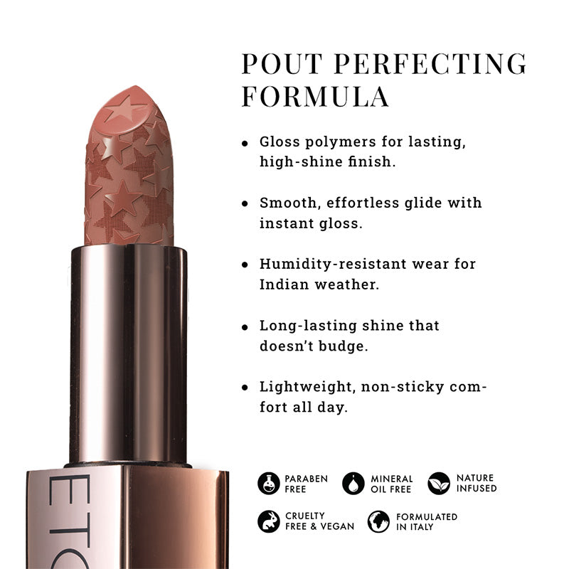 Pout, Perfect, Etc Moisture Shine Lipstick (4g)