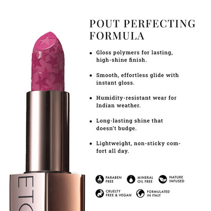 Pout, Perfect, Etc Moisture Shine Lipstick (4g)