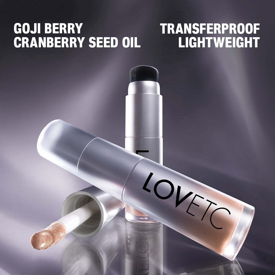 LOVETC 3-in-1 Face & Body Highlighter - 9ml