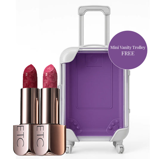 The Cherry-Wine Edit Trolley Duo